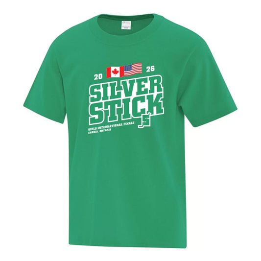 Youth Girls Silver Stick 2026 T-Shirt
