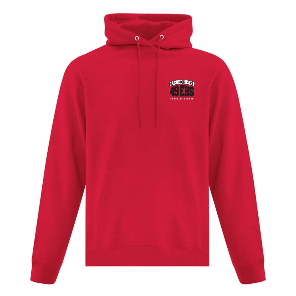 Sacred Heart Adult Fleece Hooded Sweatshirt