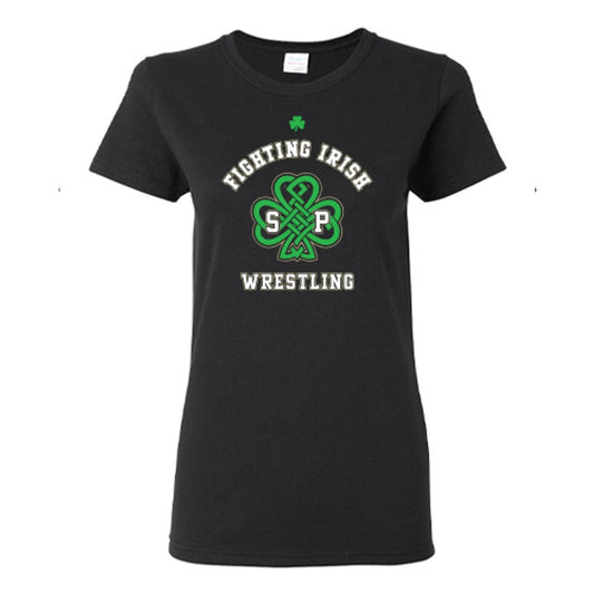 St. Pats Wrestling Ladies' Heavy Cotton T-Shirt