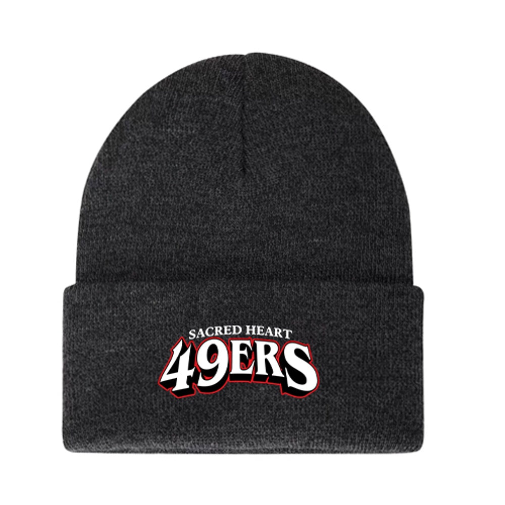 Sacred Heart Knit Cuff Toque