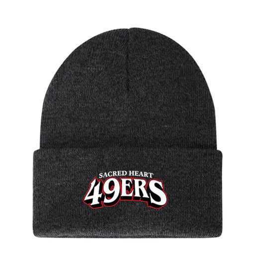 Sacred Heart Knit Cuff Toque