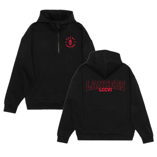 LCCVI Adult Drop Shoulder 1/2 Zip Hoodie