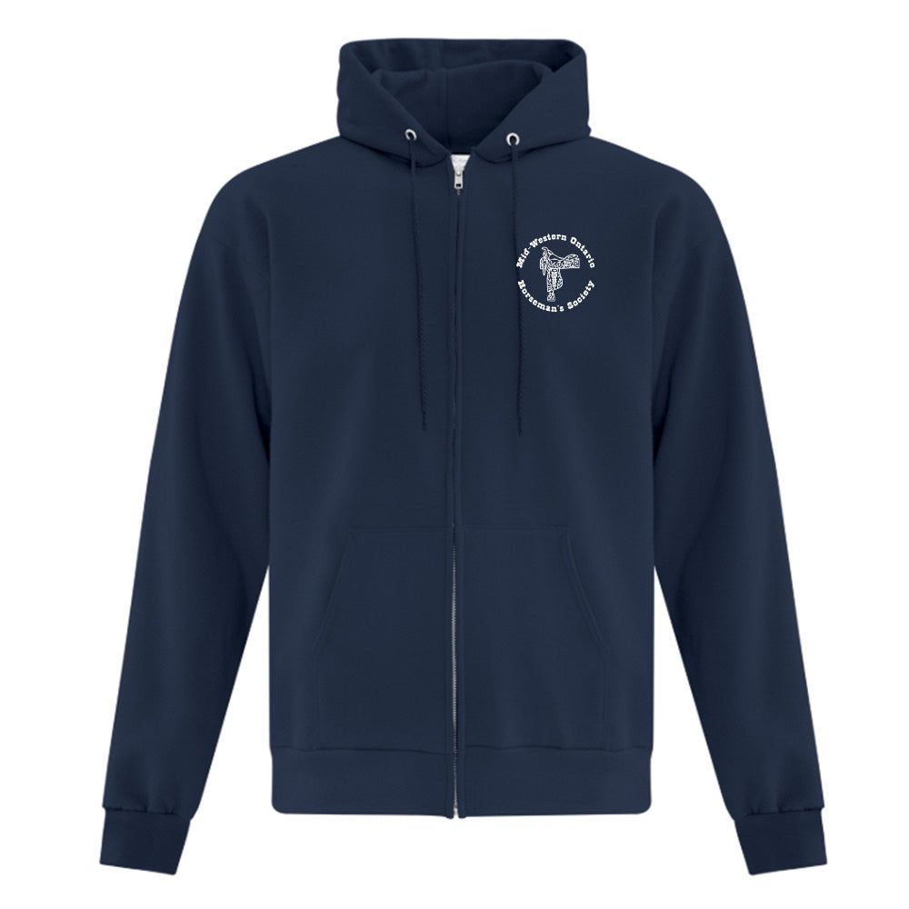 MWHS Adult Fleece Full Zip Hooded Sweatshirt