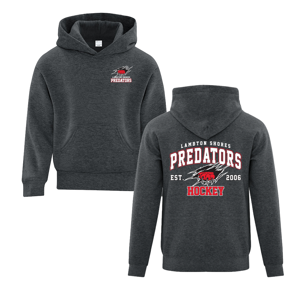 Lambton Shores Predators Youth Fleece Hooded Sweatshirt