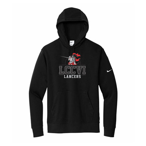 Lambton Central Adult Nike Club Fleece Sleeve Swoosh Pullover Hoodie