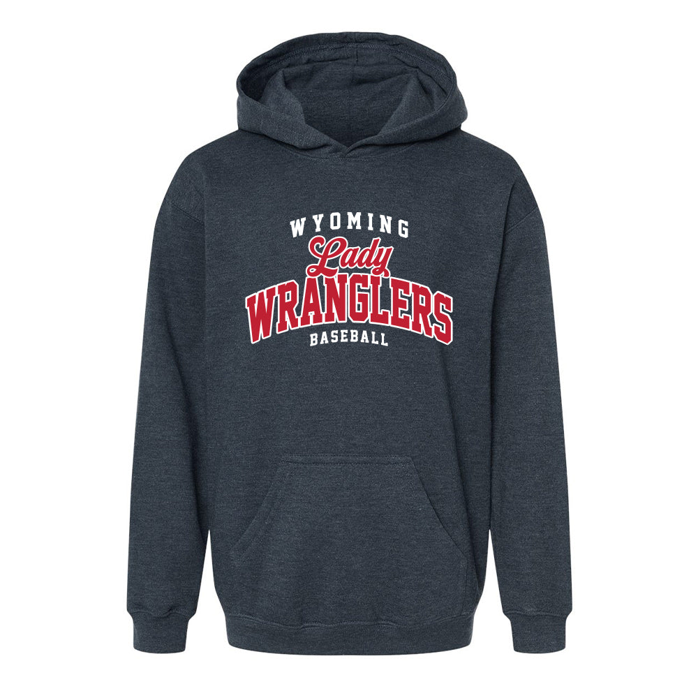 Wyoming Lady Wranglers Youth Twill Fleece Pullover Hoodie
