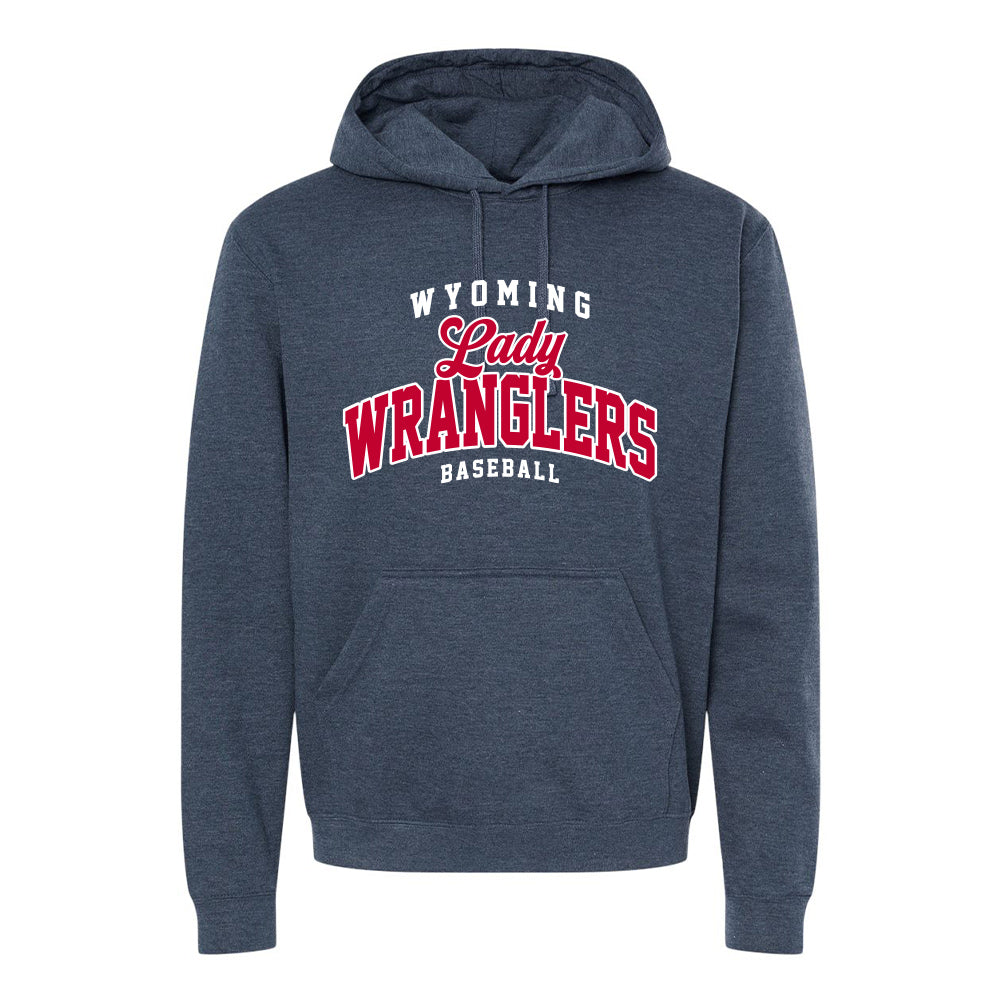Wyoming Lady Wranglers Adult Twill Fleece Pullover Hoodie