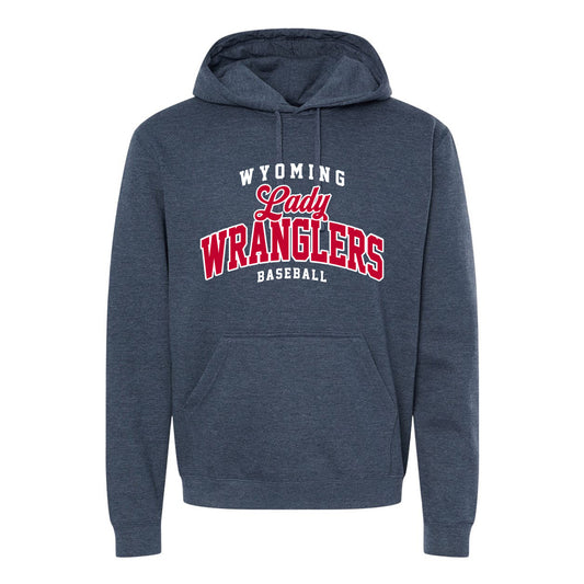 Wyoming Lady Wranglers Adult Twill Fleece Pullover Hoodie