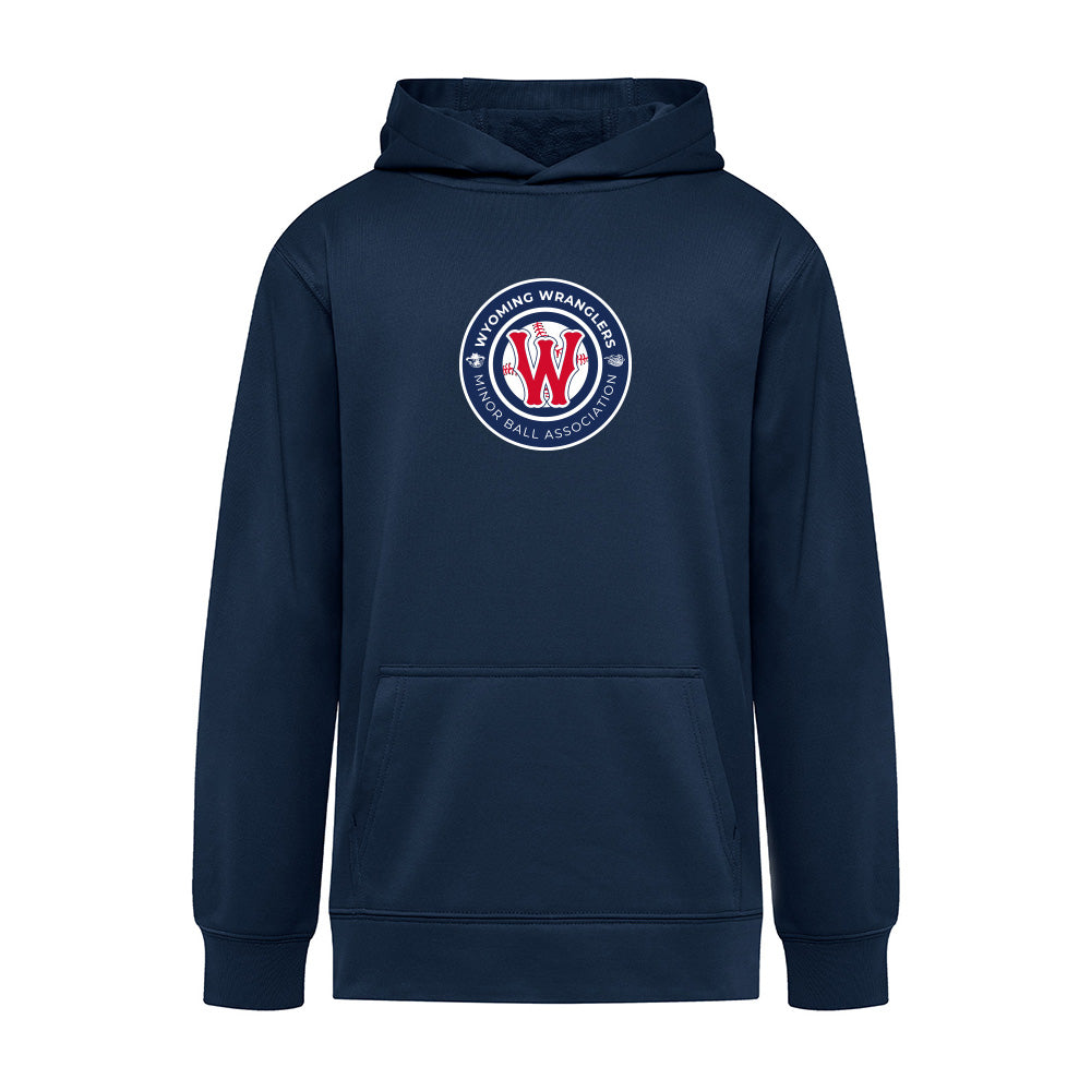 Wyoming Wranglers Youth Essential Performance Hoodie