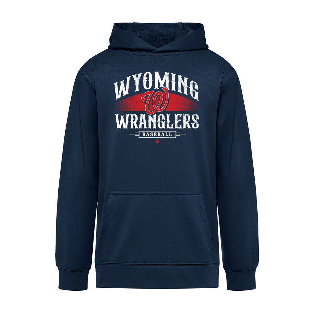Wyoming Wranglers Youth Essential Performance Hoodie