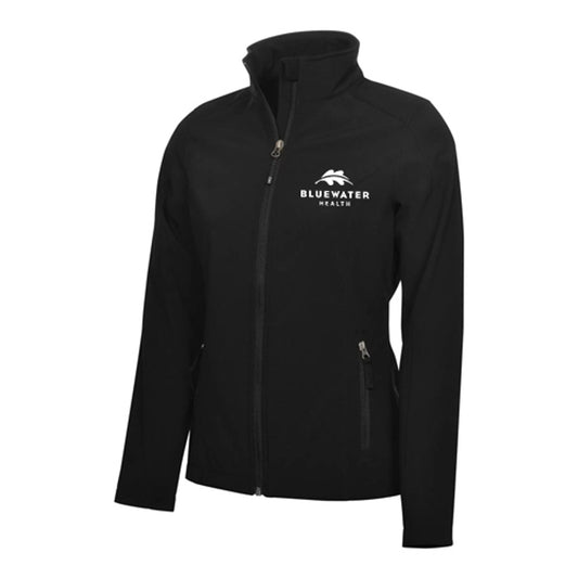 Bluewater Health Ladies' Coal Harbour Everyday Water Repellent Soft Shell Jacket