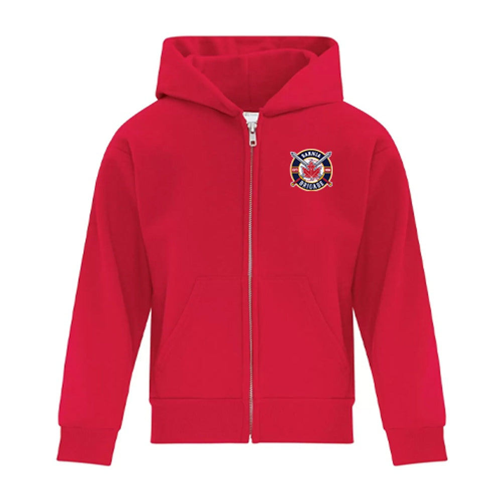Sarnia Brigade Youth Everyday Fleece Full Zip Hooded Sweatshirt