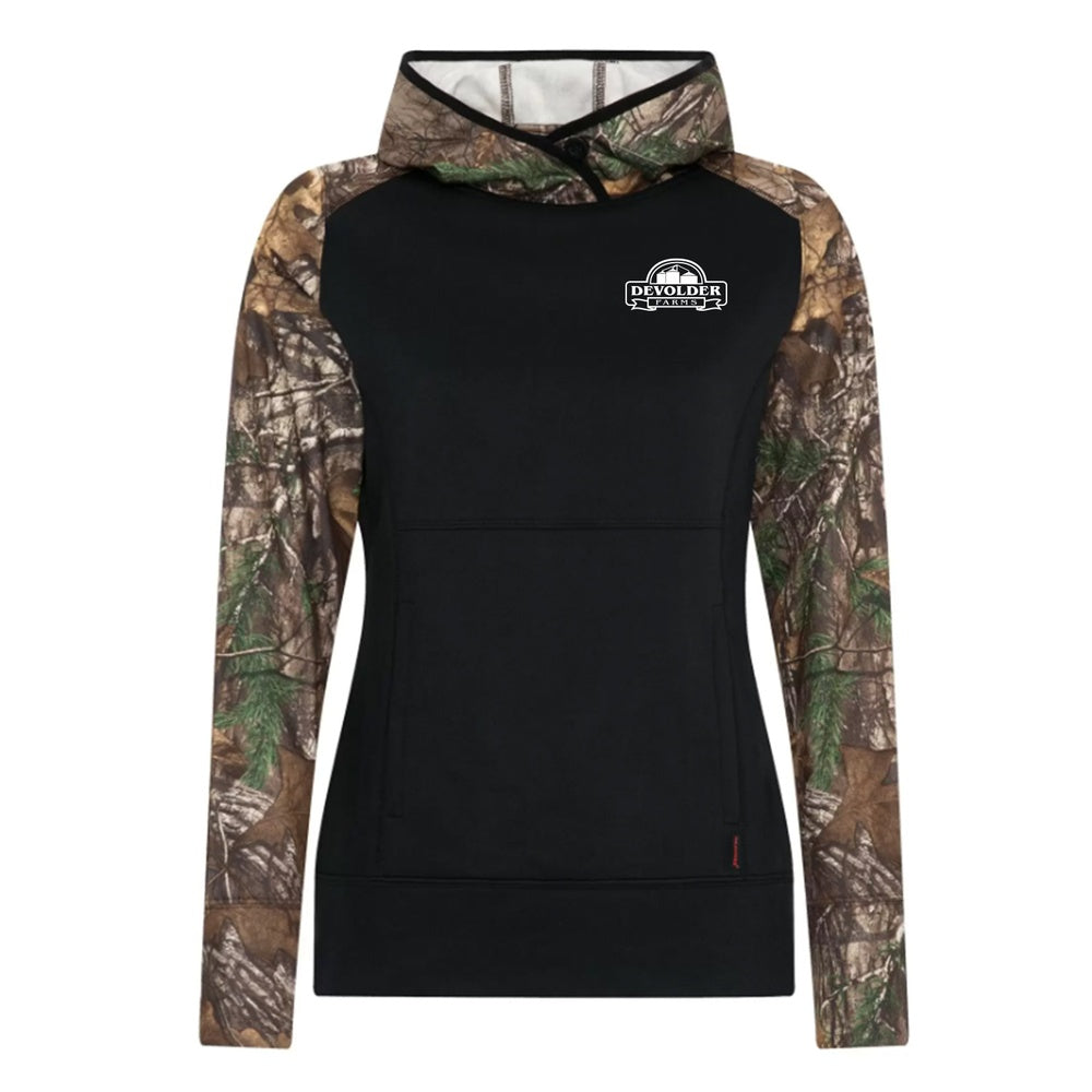 Devolder Farms Ladies' Realtree Tech Fleece Hooded Sweatshirt