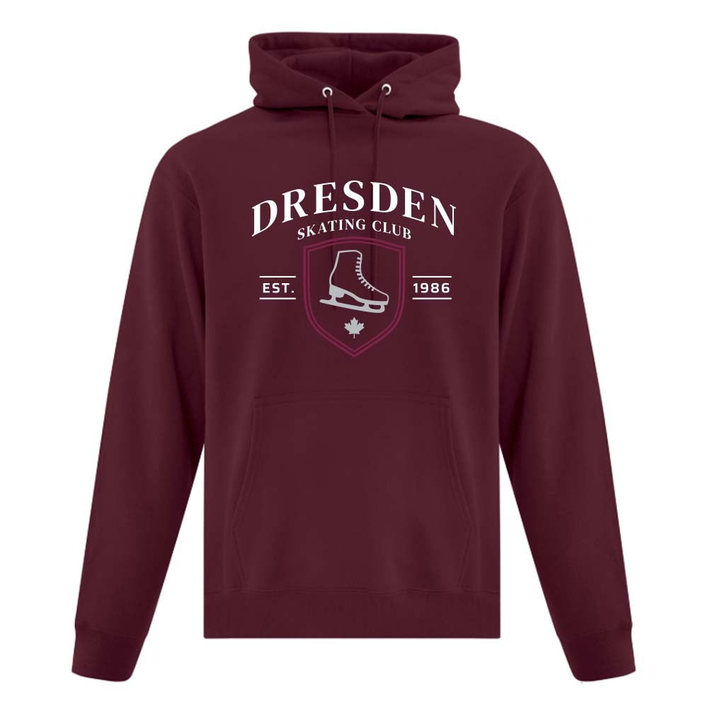 Dresden Skating Club Adult Fleece Hooded Sweatshirt
