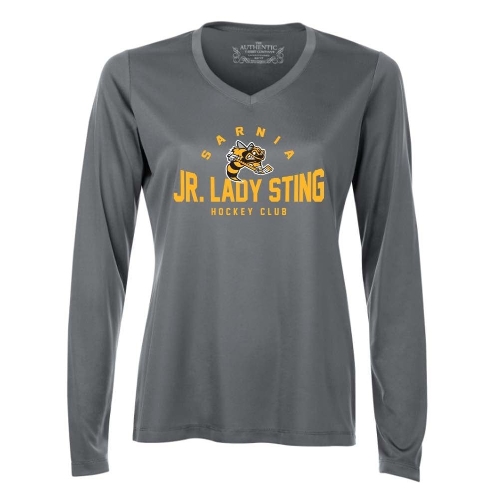 Jr Lady Sting Ladies' Pro Team Long Sleeve V-Neck