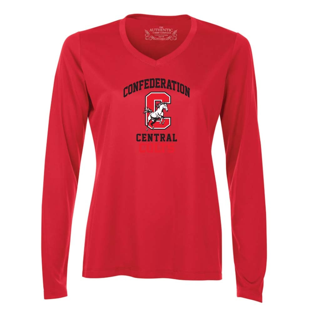 Confederation Central Ladies' Pro Team Long Sleeve V-Neck