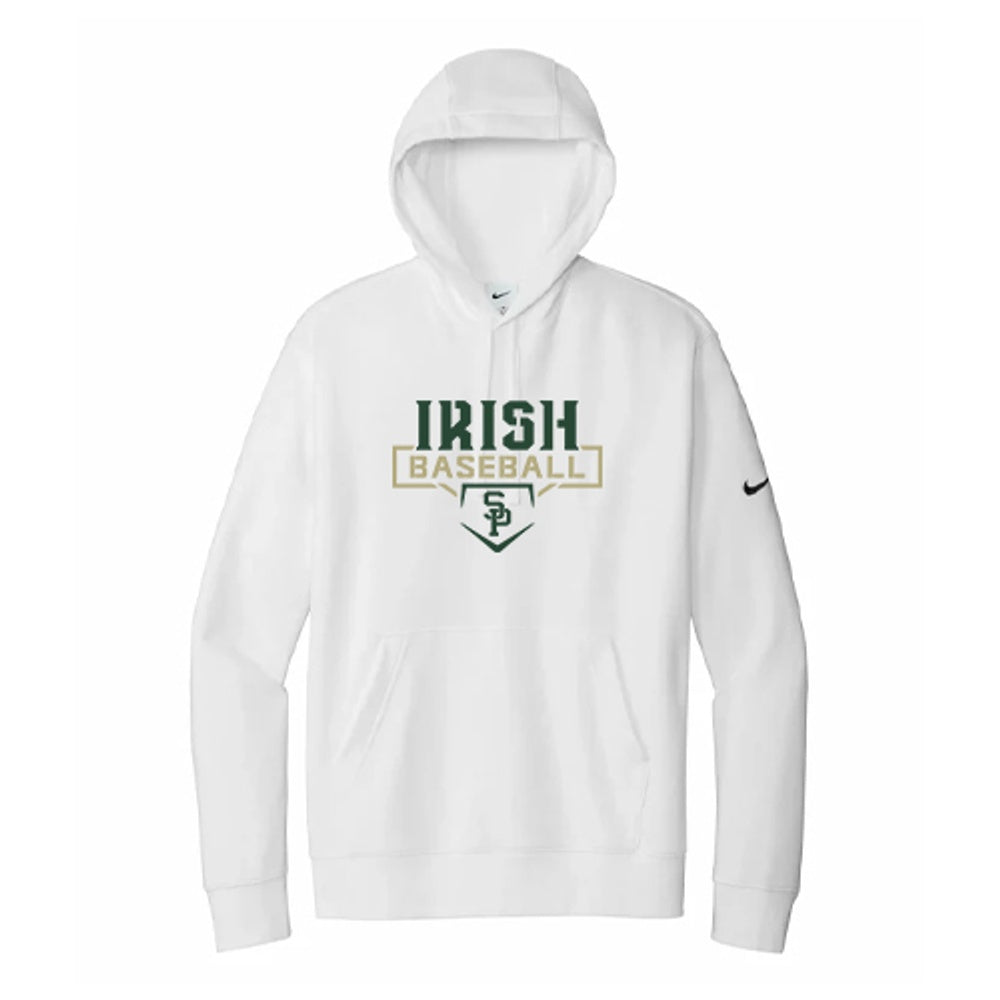 St. Pats Baseball Adult Nike Club Fleece Sleeve Swoosh Pullover Hoodie