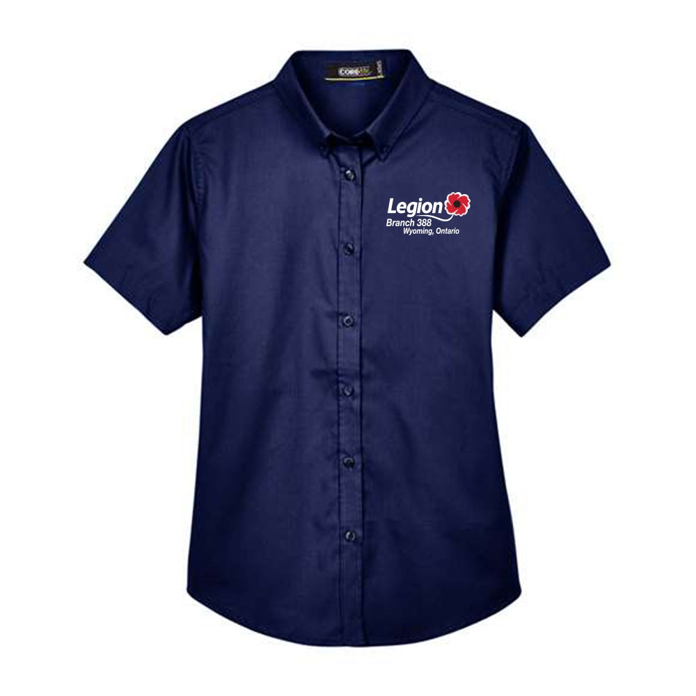 Wyoming Legion Branch 388 Ladies' Short Sleeve Twill Shirt