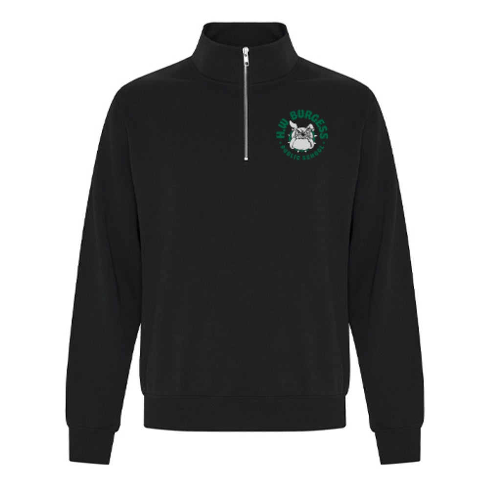 H.W. Burgess Adult Everyday Fleece 1/4 Zip Sweatshirt