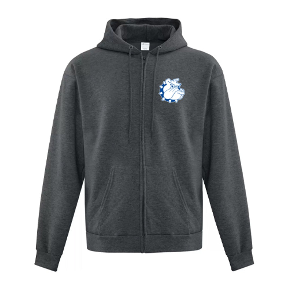Brights Grove Adult Everyday Fleece Full Zip Hooded Sweatshirt