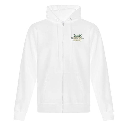 St Pats XC Adult Fleece Full Zip Hooded Sweatshirt