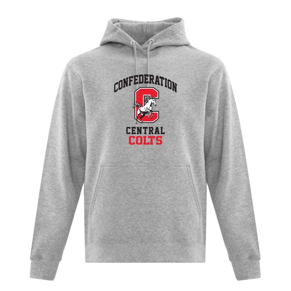 Confederation Central Adult Fleece Hooded Sweatshirt