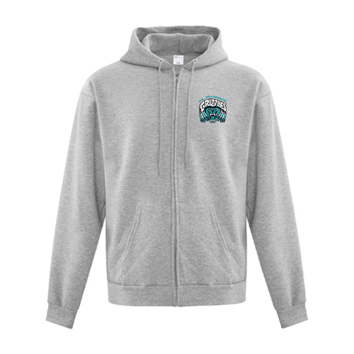 PE McGibbon Staff Adult Everyday Full Zip Hooded Sweatshirt