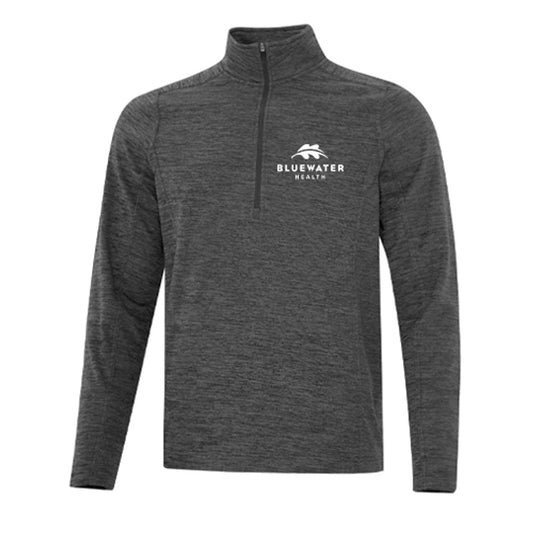 Bluewater Health Adult Dynamic Heather Fleece 1/2 Zip Sweatshirt