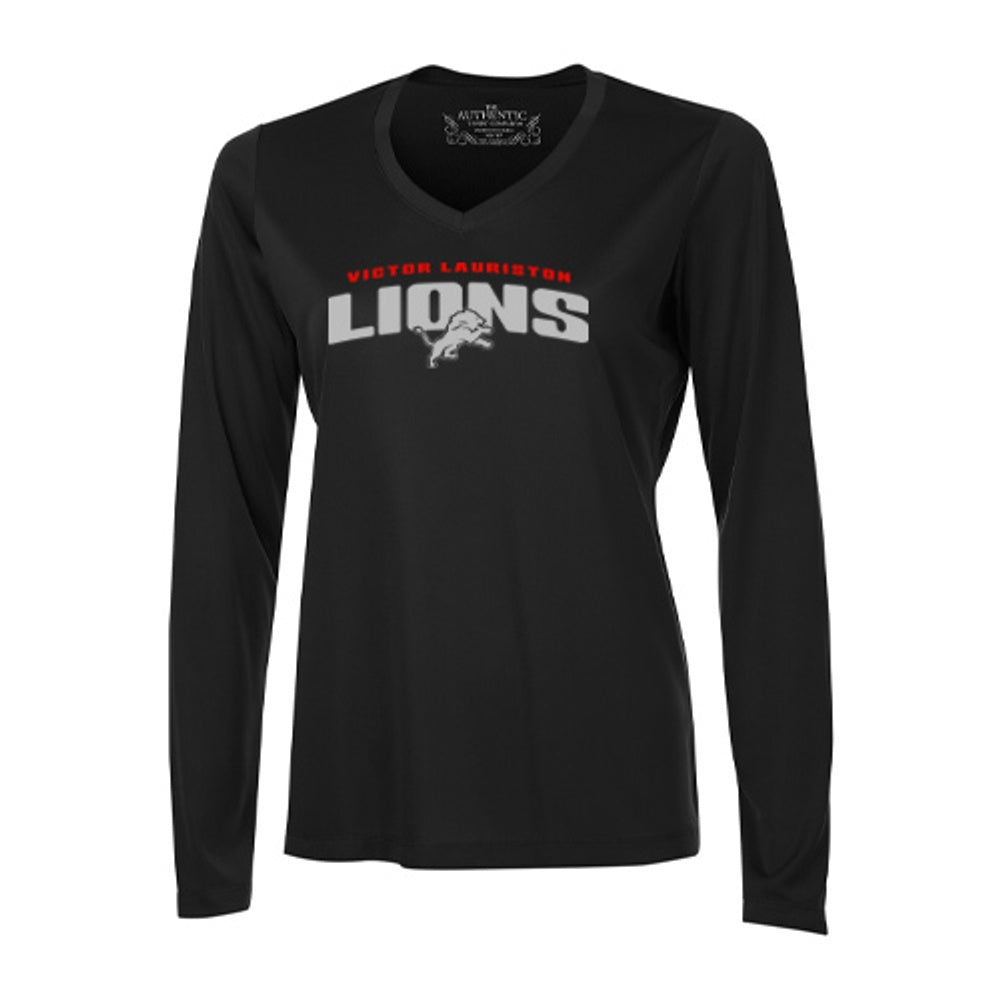 Victor Lauriston Ladies' Pro Team Long Sleeve V-Neck T-Shirt