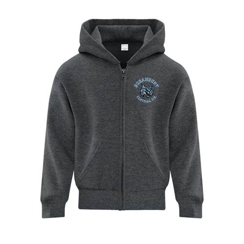 Bosanquet Youth Everyday Fleece Full Zip Hooded Sweatshirt
