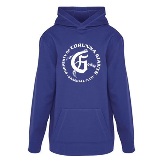 Corunna Giants Youth Game Day Fleece Hooded Sweatshirt