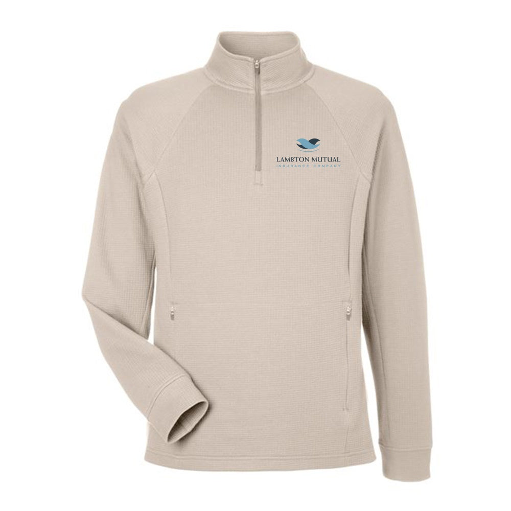 Lambton Mutual Insurance Adult Rhythm Waffle 1/4 Zip Pullover