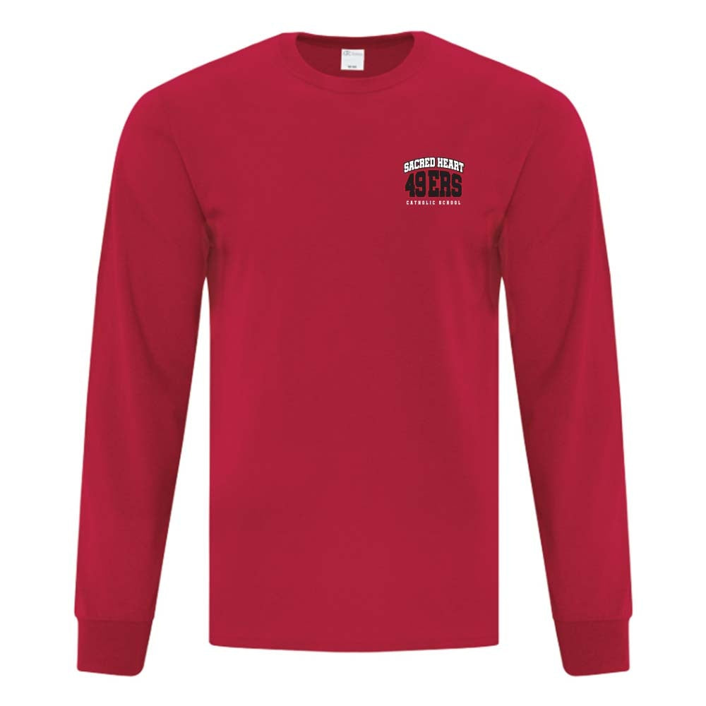 Sacred Heart Adult Cotton Long Sleeve