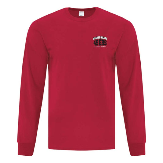 Sacred Heart Adult Cotton Long Sleeve