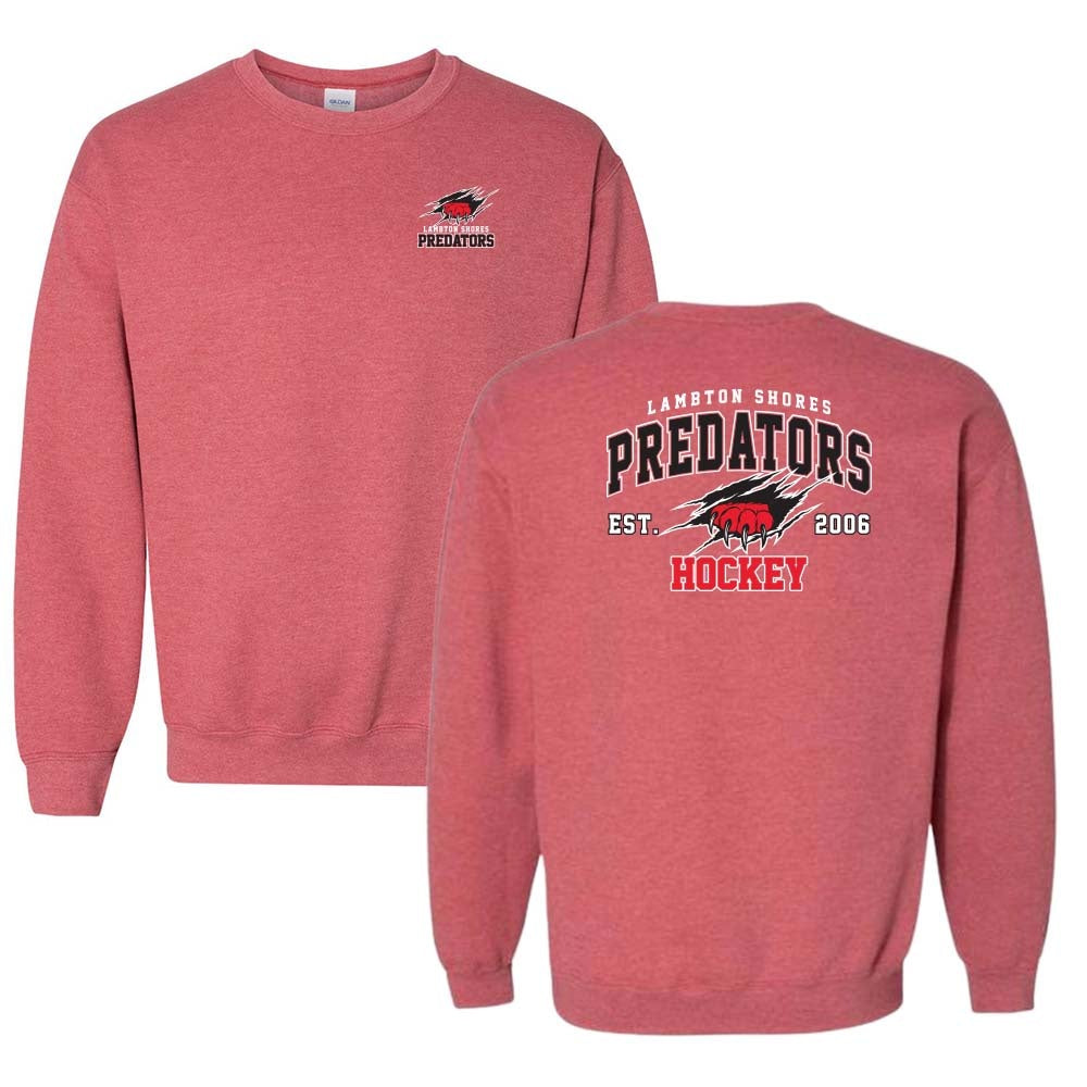Lambton Shores Predators Adult Heavy Blend Crewneck Sweatshirt