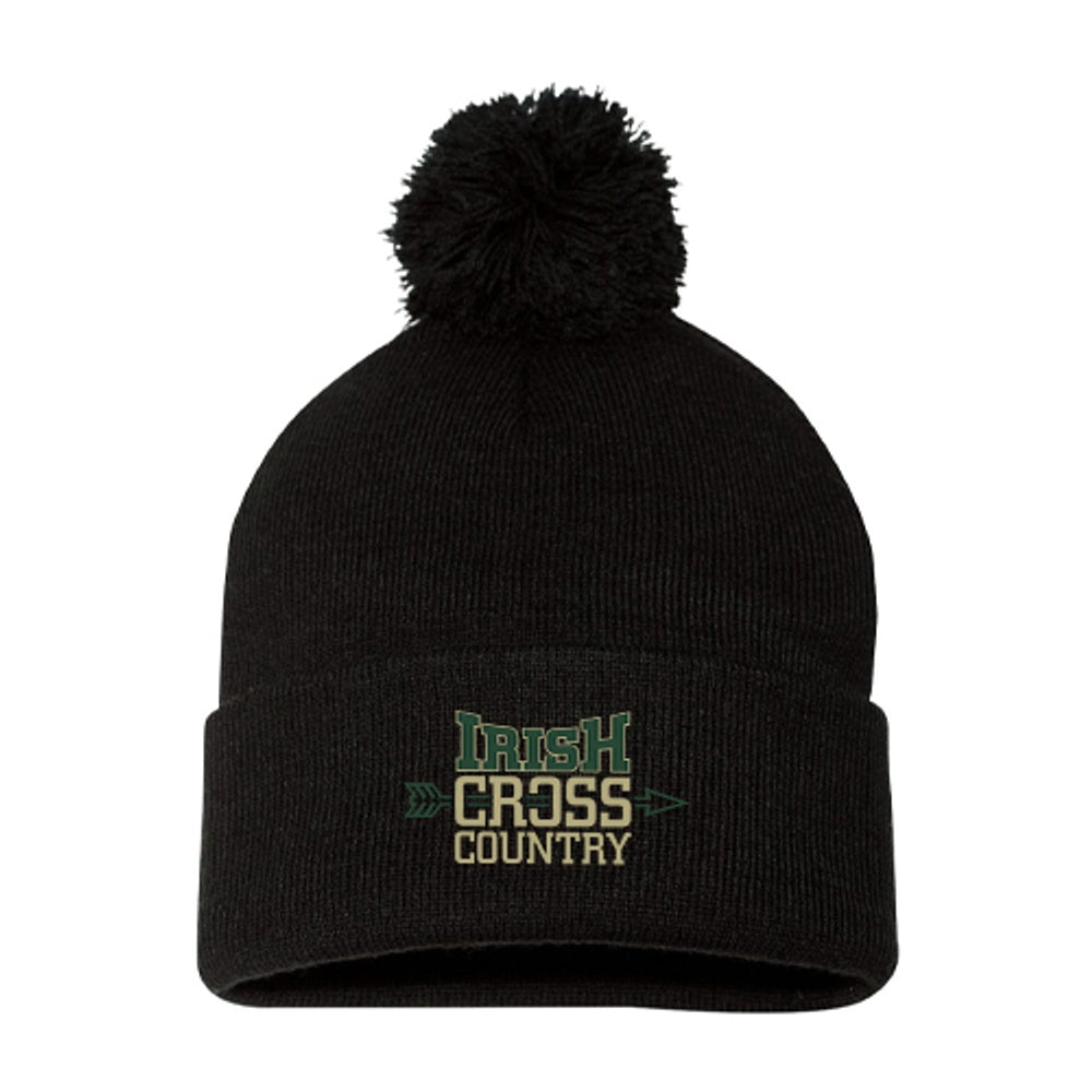 St. Pats XC Pom-Pom Cuffed Beanie