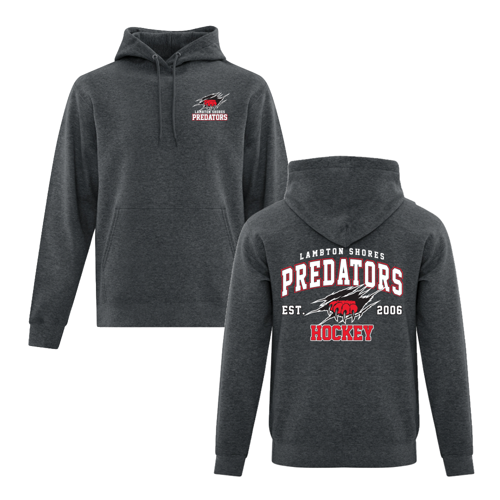 Lambton Shores Predators Adult Fleece Hooded Sweatshirt