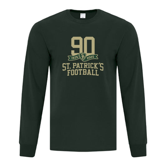 St. Pat's Football Adult Everday Cotton Long Sleeve T-Shirt