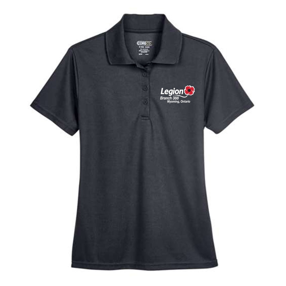 Wyoming Legion Branch 388 Ladies' Performance Pique Polo