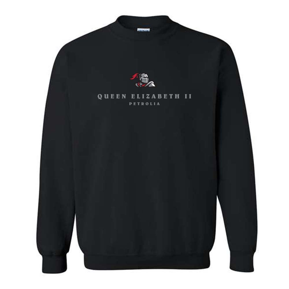 Queen Elizabeth II Petrolia Adult Crewneck Sweatshirt