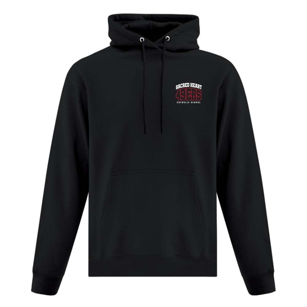 Sacred Heart Adult Fleece Hooded Sweatshirt