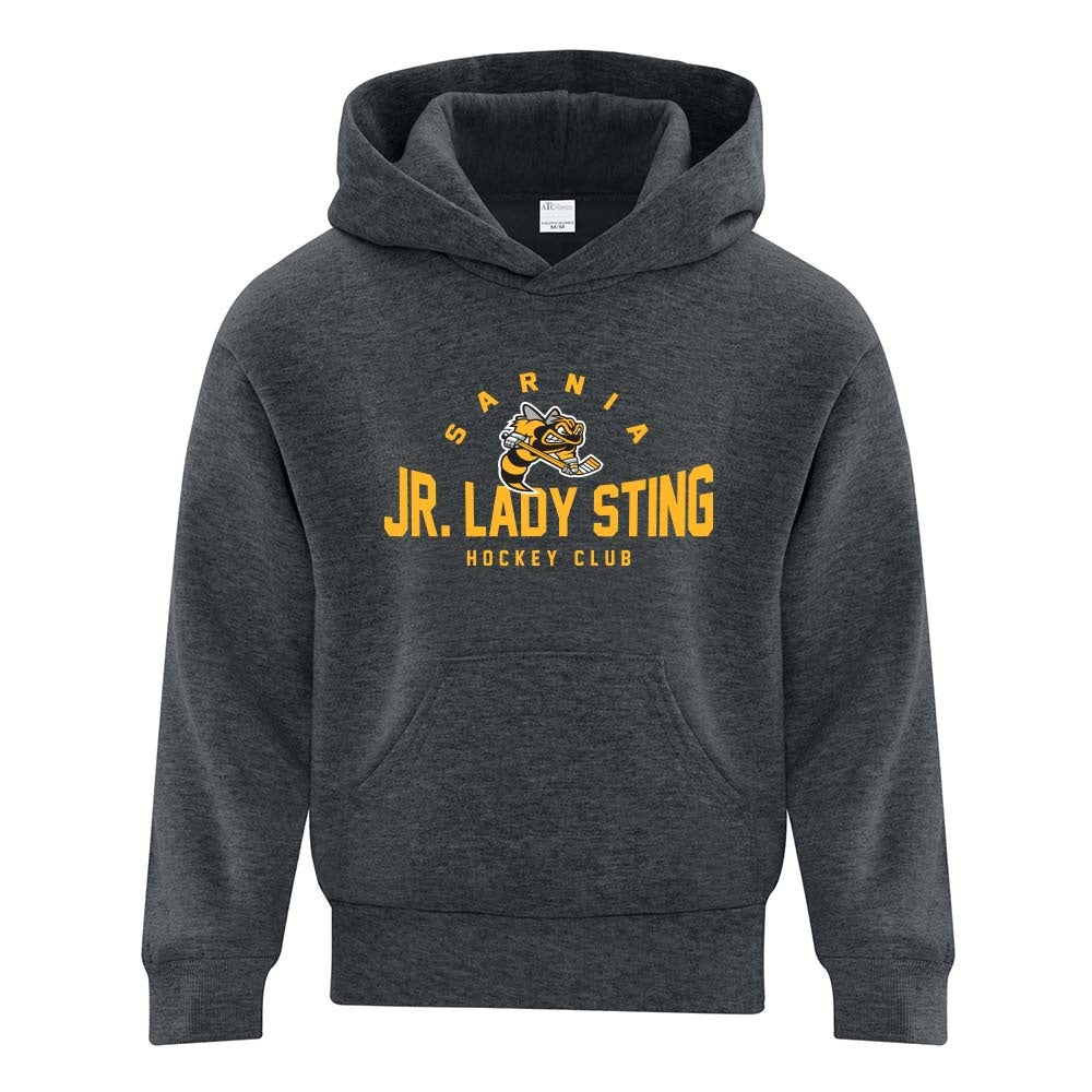 Jr Lady Sting Youth Fleece Hooded Sweatshirt