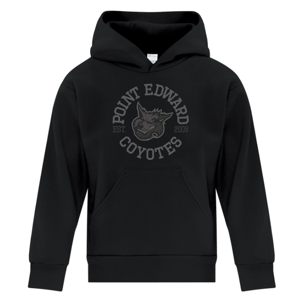 Point Edward Coyotes Youth Fleece Hooded Sweatshirt