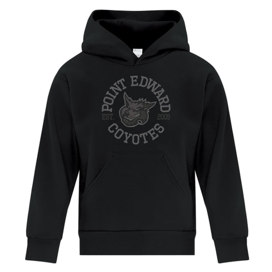 Point Edward Coyotes Youth Fleece Hooded Sweatshirt
