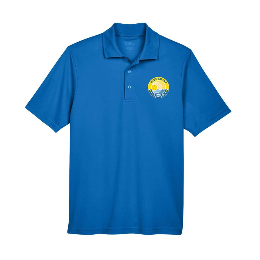 Blue Coast Pickleball Men's Performance Pique Polo
