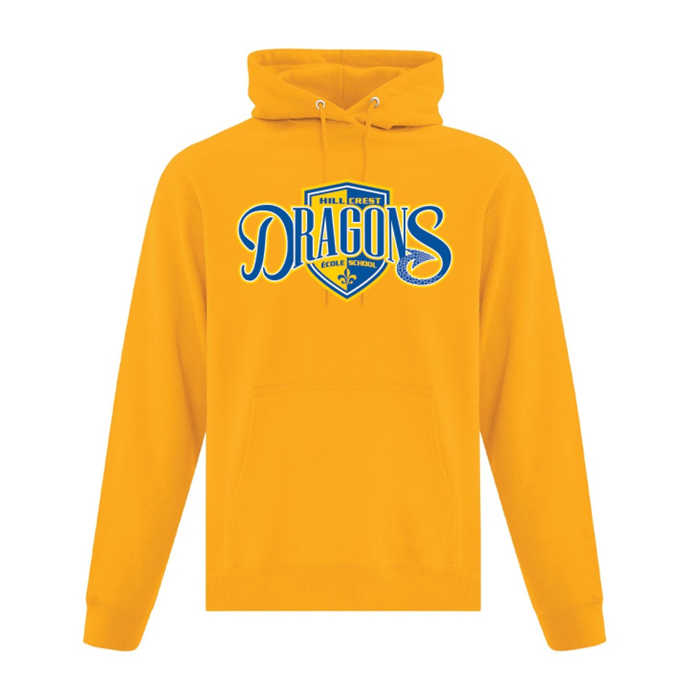 Hillcrest Adult House Colours Fleece Hooded Sweatshirt