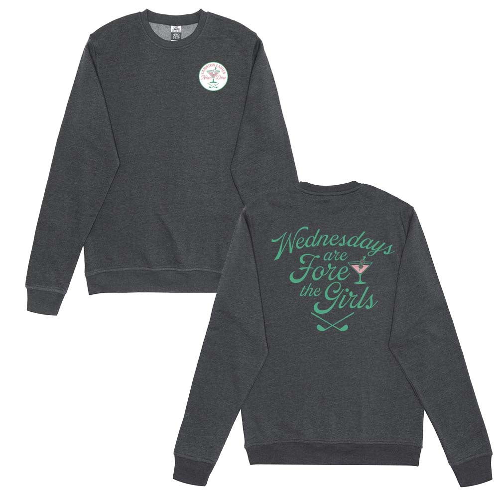 Lambton Ladies 9 & Dine Adult Crewneck Sweatshirt
