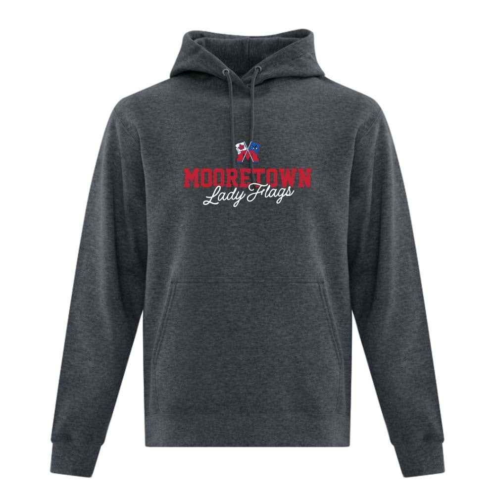 Mooretown Lady Flags Adult Fleece Hooded Sweatshirt