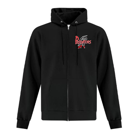 Lambton Shores Predators Adult Everyday Fleece Full Zip Hooded Sweatshirt