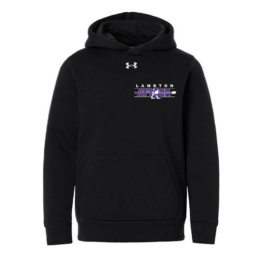 Lambton Attack Youth Under Armour Team Icon Fleece Hooded Sweatshirt